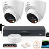 ZESTAW 2 Kamery IP Dahua 8mpx IPC-HDW1839T-A-IL-0280B-S6 + DYSK 1TB