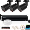 Zestaw monitoringu IP DAHUA 3x kamera IPC-HFW2849S-S-IL-0280B-BLACK 8MPX