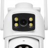 Kamera IP EasyCam obrotowa zewnętrzna dual WiFi 4MP (2MP + 2MP) 4x zoom Tuya EC-2x2PTZ8DL-N