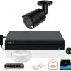 Zestaw monitoringu IP DAHUA kamera IPC-HFW2849S-S-IL-0280B-BLACK 8MPX