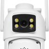 Kamera IP EasyCam obrotowa zewnętrzna dual WiFi 4MP (2MP + 2MP) 4x zoom Tuya EC-2x2PTZ8DL-N