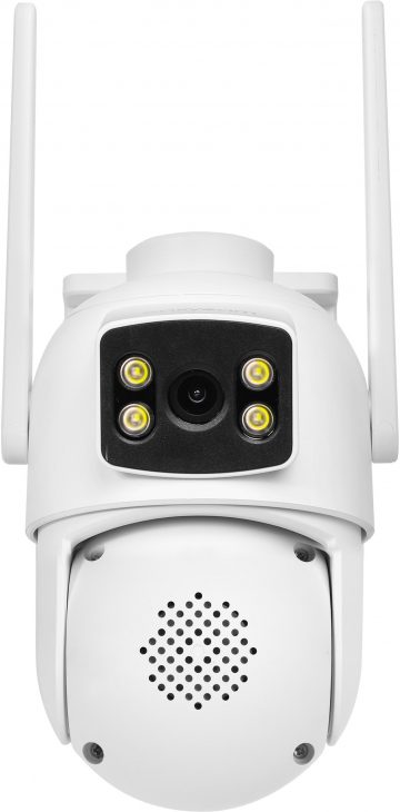Kamera IP EasyCam obrotowa zewnętrzna dual WiFi 4MP (2MP + 2MP) 4x zoom Tuya EC-2x2PTZ8DL-N