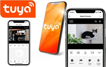 Kamera IP EasyCam obrotowa zewnętrzna dual WiFi 8MP (4MP+4MP) Tuya EC-4x4PTZ8L8IR