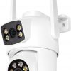 Kamera IP EasyCam obrotowa zewnętrzna dual WiFi 4MP (2MP + 2MP) 4x zoom Tuya EC-2x2PTZ8DL-N