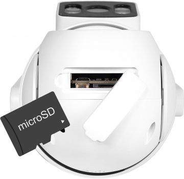 Kamera IP EasyCam obrotowa zewnętrzna dual WiFi 4MP (2MP + 2MP) 4x zoom Tuya EC-2x2PTZ8DL-N