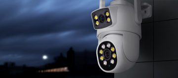 Kamera IP EasyCam obrotowa zewnętrzna dual WiFi 4MP (2MP + 2MP) 4x zoom Tuya EC-2x2PTZ8DL-N