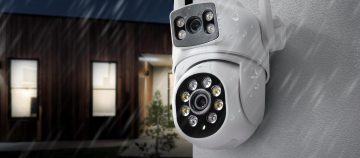 Kamera IP EasyCam obrotowa zewnętrzna dual WiFi 4MP (2MP + 2MP) 4x zoom Tuya EC-2x2PTZ8DL-N