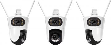 Kamera IP EasyCam obrotowa zewnętrzna dual WiFi 8MP (4MP+4MP) Tuya EC-4x4PTZ8L8IR