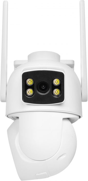 Kamera IP EasyCam obrotowa zewnętrzna dual WiFi 4MP (2MP + 2MP) 4x zoom Tuya EC-2x2PTZ8DL-N